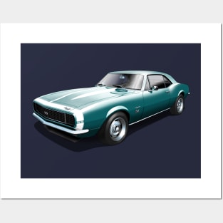 1967 Chevrolet Camaro SS Posters and Art